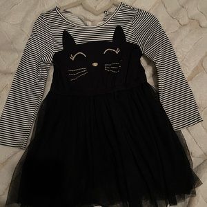 Black Cat Toddler Dress